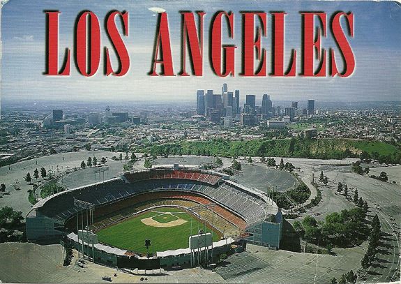 Dodger Stadium Postcard