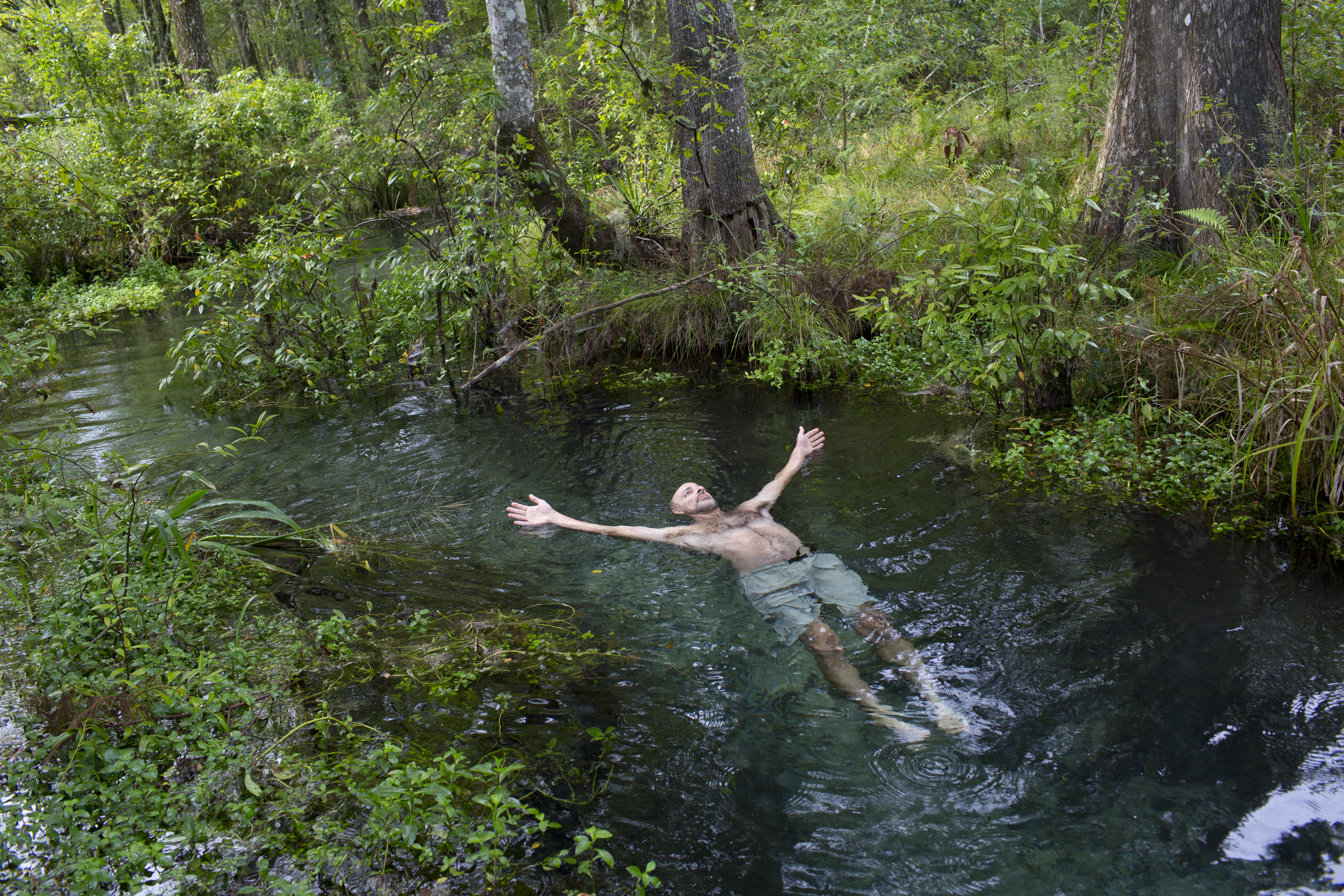 Photographed at the Ichetucknee Springs, Fort White, Florida, on September 12, 2016, by Andrew Lichtenstein.