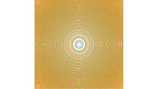 Concentric circles in yellows and greens